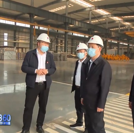 河南省委常委、鄭州市委書記安偉到公司參觀指導