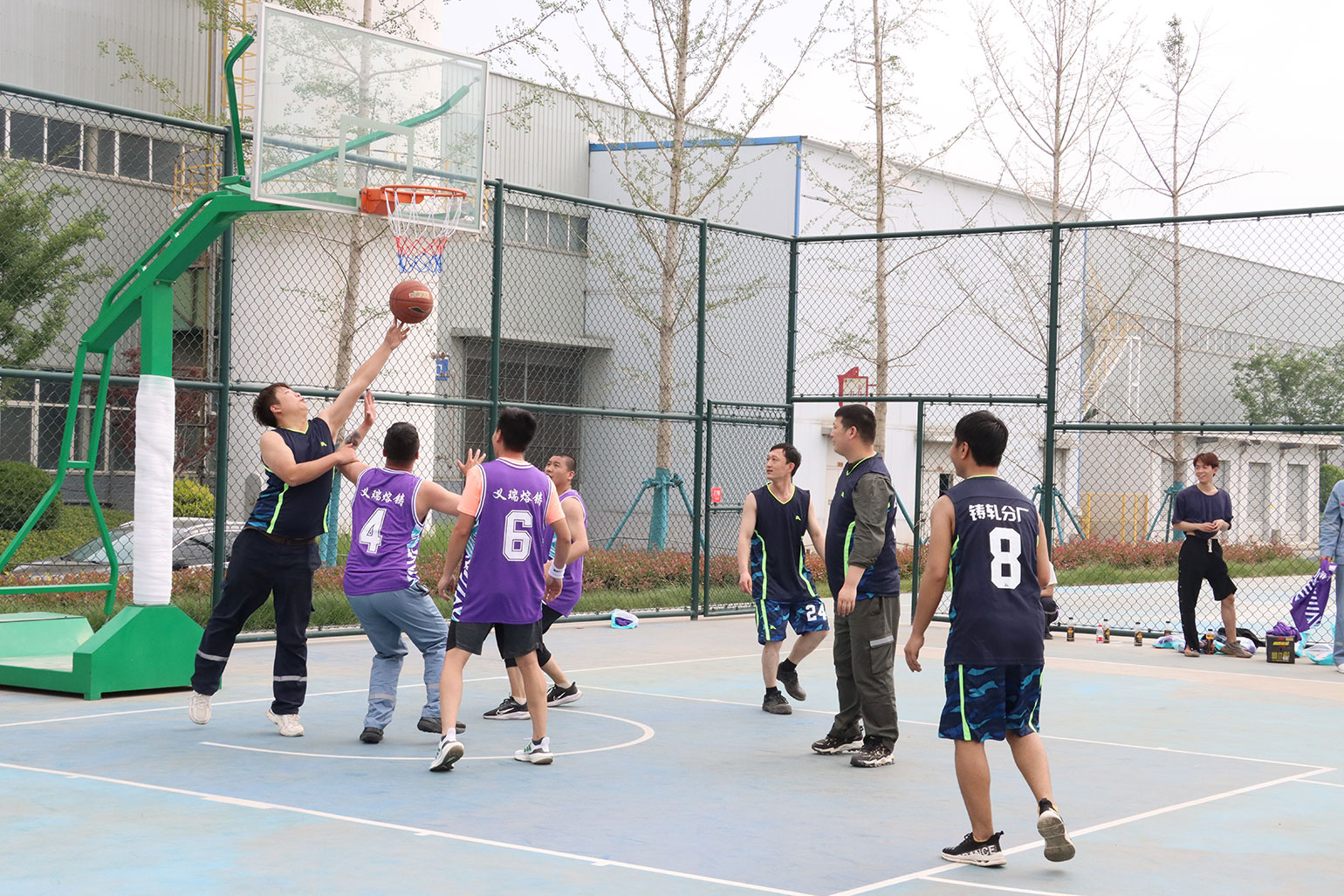 慶五一員工運動會：明泰杯籃球賽